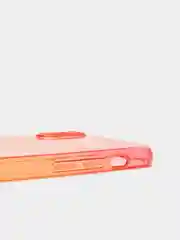 Желтый чехол прозрачный силиконовый градиент для iPhone
