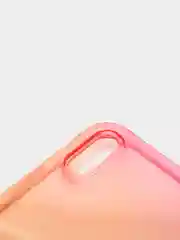 Желтый чехол прозрачный силиконовый градиент для iPhone