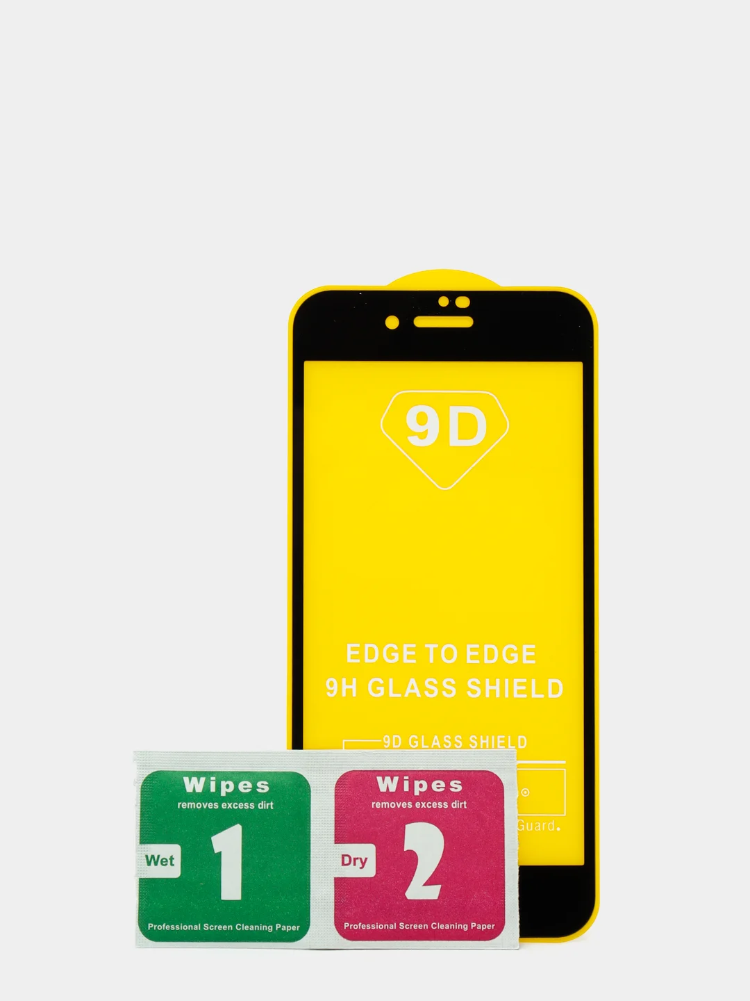 Защитное стекло 5D для iPhone всех моделей с тонкой черной рамкой