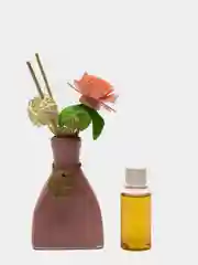 Розовый ароматический диффузор в подарочной коробке