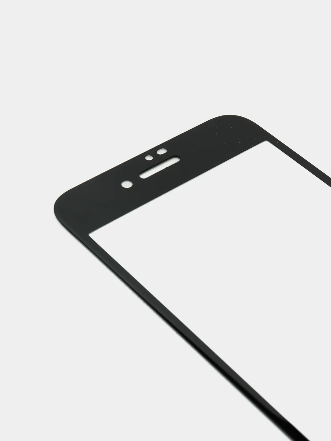 Черный защитное стекло для IPhone