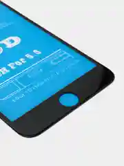Черный защитное стекло для iPhone (10D)