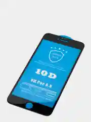 Черный защитное стекло для iPhone (10D)