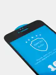 Черный защитное стекло для iPhone (10D)