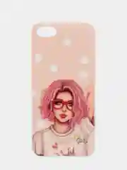 Бежевый чехол Iphone 5