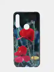 Кораллово-розовый чехол  Huawei Honor 9X, P Smart Z