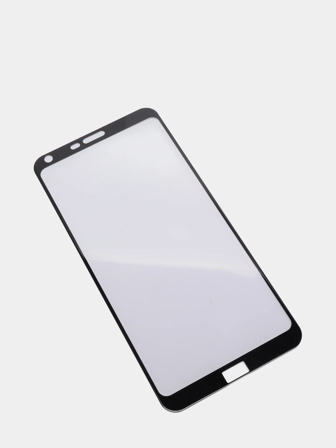 Черный защитное стекло 2D LG Q6 / LG Q8
