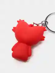 Алый брелок для ключей и рюкзака