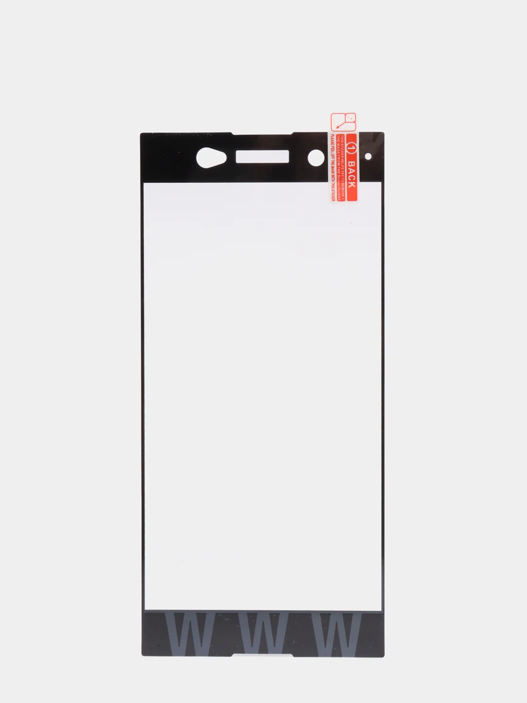 Черный защитное стекло SONY XA 1 ULTRA