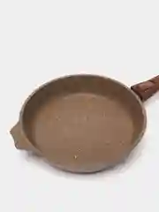 Коричневый сковорода со стеклянной крышкой МЕЧТА GRANIT