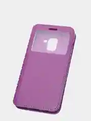 Фиолетовый чехол книжка SAMSUNG A8 Plus