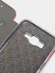 Красный чехол-флип для Samsung J2 Prime / G530