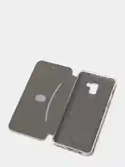 Желтый чехол книжка SAMSUNG A8 Plus