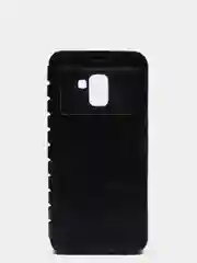 Угольный чехол книжка SAMSUNG A8 Plus