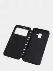Угольный чехол книжка SAMSUNG A8 Plus