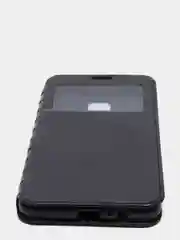 Угольный чехол книжка SAMSUNG A8 Plus