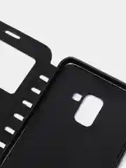 Угольный чехол книжка SAMSUNG A8 Plus