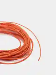 Оранжевый вощеный шнур 1 мм