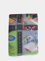 Красный детский игровой коврик 147х98 см