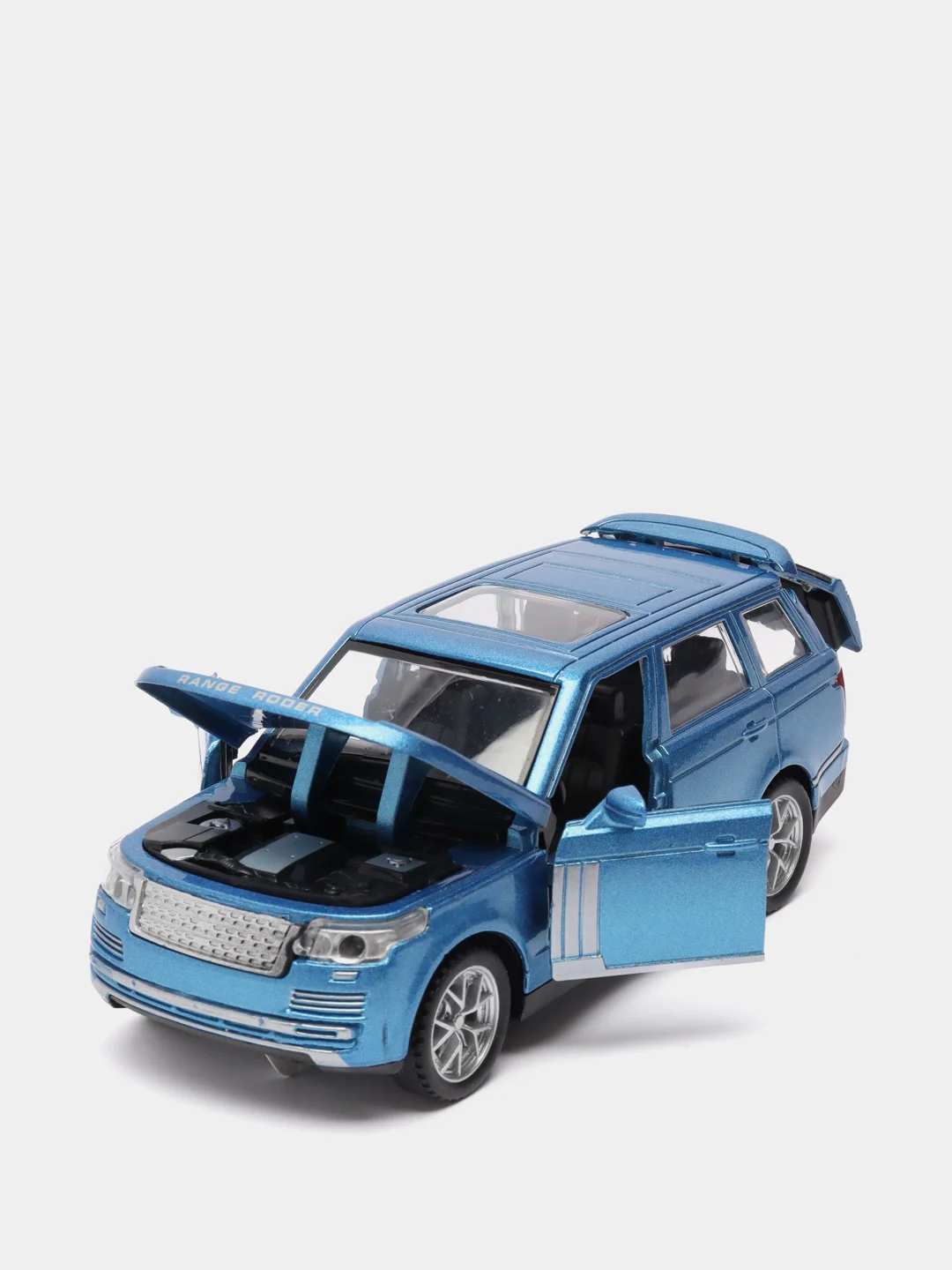 Синий модель RANGE ROVER 15см *5см металическая