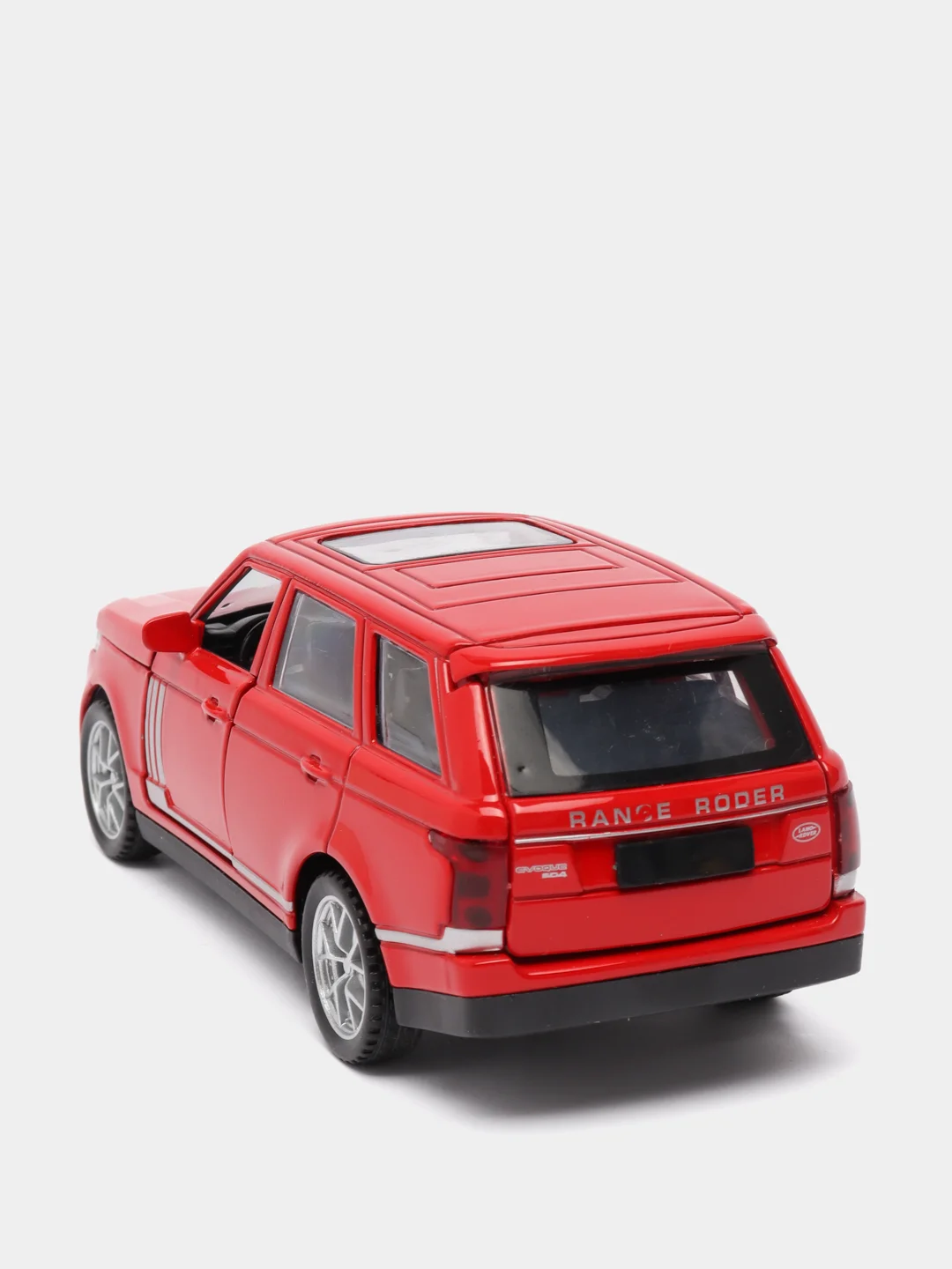 Красный модель RANGE ROVER 15см *5см металическая