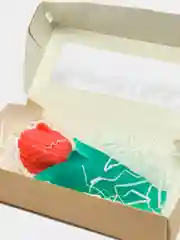 Розовый медовое мыло ручной работы "Тюльпан"