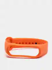 Оранжевый силиконовый ремешок для Xiaomi Mi Band 3, Mi Band 4, Сяоми Ми бэнд 3,4
