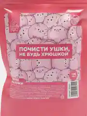 Розовый ватные палочки с дизайном, хлопок, 100 штук