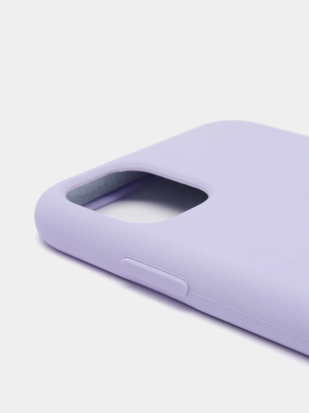 Лавандовый силиконовый защитный чехол на iPhone 11