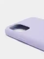Лавандовый силиконовый защитный чехол на iPhone 11