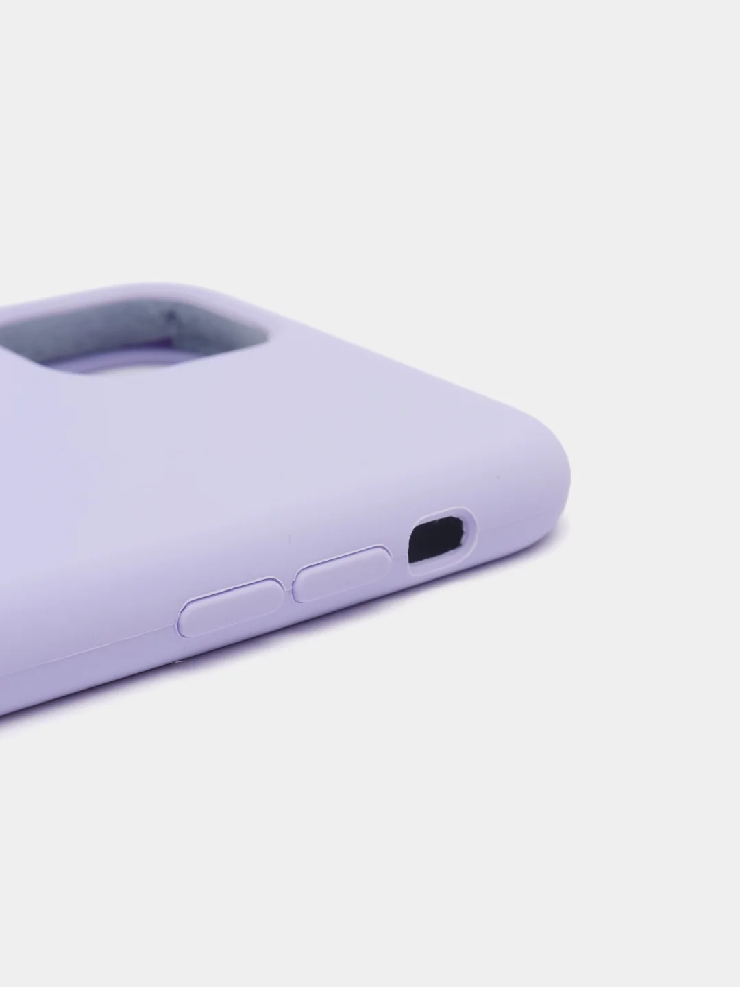 Лавандовый силиконовый защитный чехол на iPhone 11