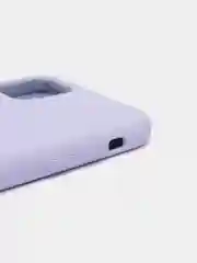 Лавандовый силиконовый защитный чехол на iPhone 11
