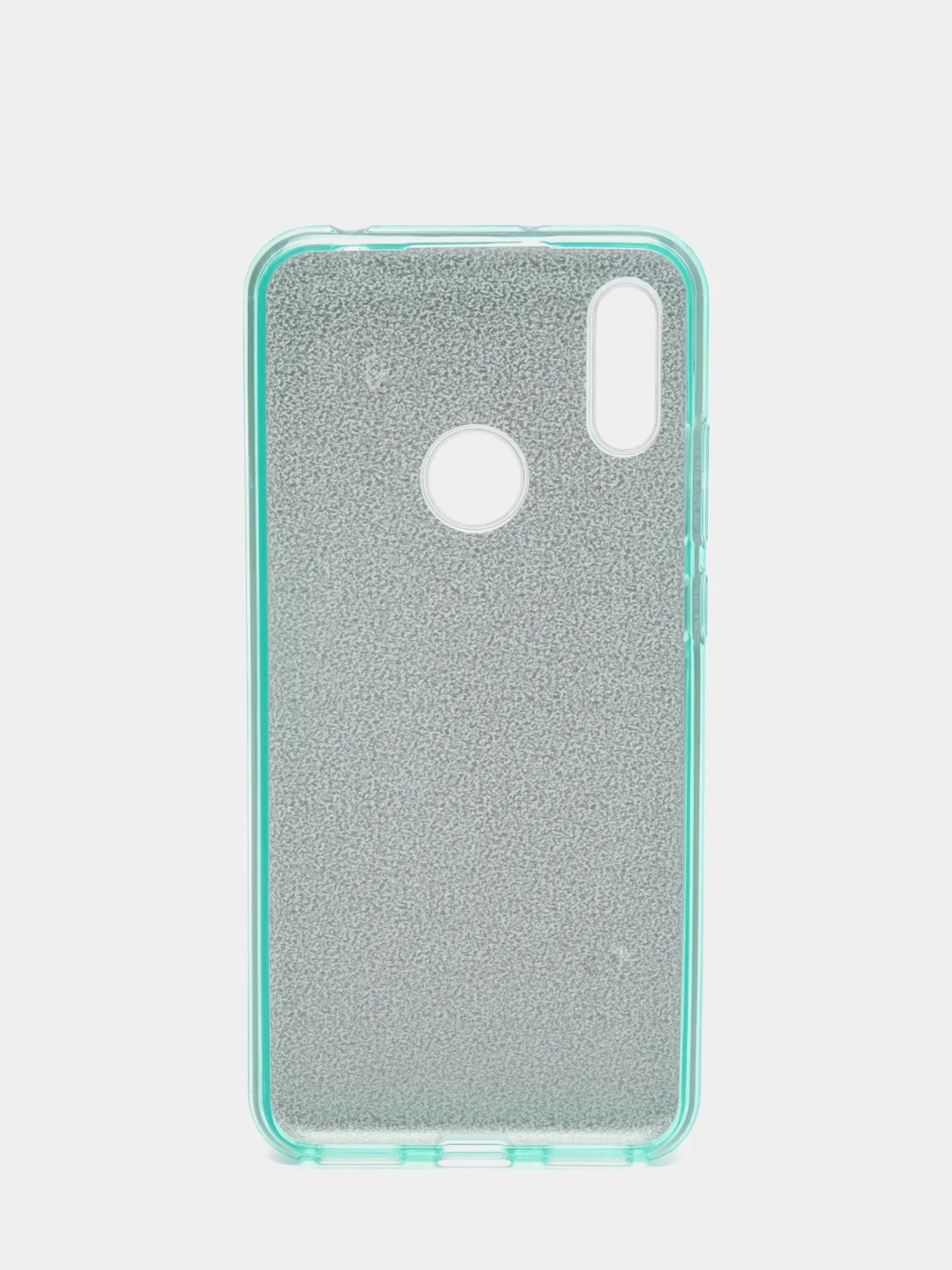 Бирюзовый чехол блестящий Huawei Honor 8A, Y6 2019