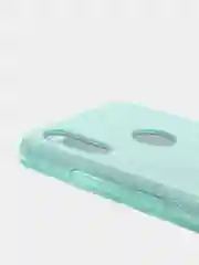 Бирюзовый чехол блестящий Huawei Honor 8A, Y6 2019
