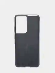 Черный чехол блестящий Samsung S21 Ultra