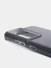 Черный чехол блестящий Samsung S21 Ultra