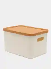 Бежевый меланж корзина Korely Maxi