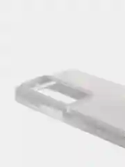 Серебряный чехол блестящий Samsung S21 Ultra