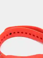 Красный ремешок с принтом для Xiaomi Mi Band 5, Band 6, силиконовый