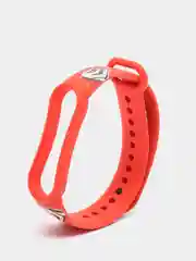 Красный ремешок с принтом для Xiaomi Mi Band 5, Band 6, силиконовый