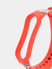 Красный ремешок с принтом для Xiaomi Mi Band 5, Band 6, силиконовый