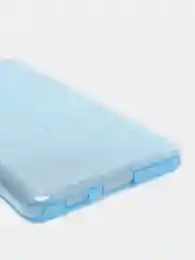 Голубой чехол блестящий Samsung S21 Ultra