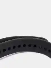 Черный ремешок с принтом для Xiaomi Mi Band 5, Band 6, силиконовый