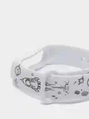 Белый ремешок с принтом для Xiaomi Mi Band 5, Band 6, силиконовый