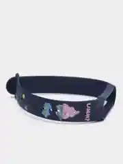 Синий силиконовый ремешок с принтом для Xiaomi Mi Band 7 / 3 / 4 / 5 / 6