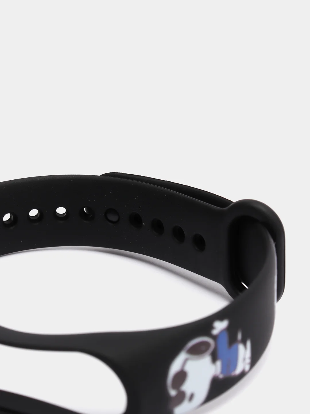 Индиго силиконовый ремешок с принтом для Xiaomi Mi Band 7 / 3 / 4 / 5 / 6