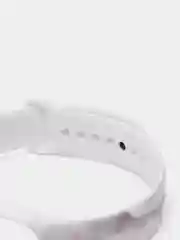 Серый ремешок для Xiaomi mi band 3 / 4 / 5 / 6 / 7  силиконовый мраморный сяоми ми банд фитнес