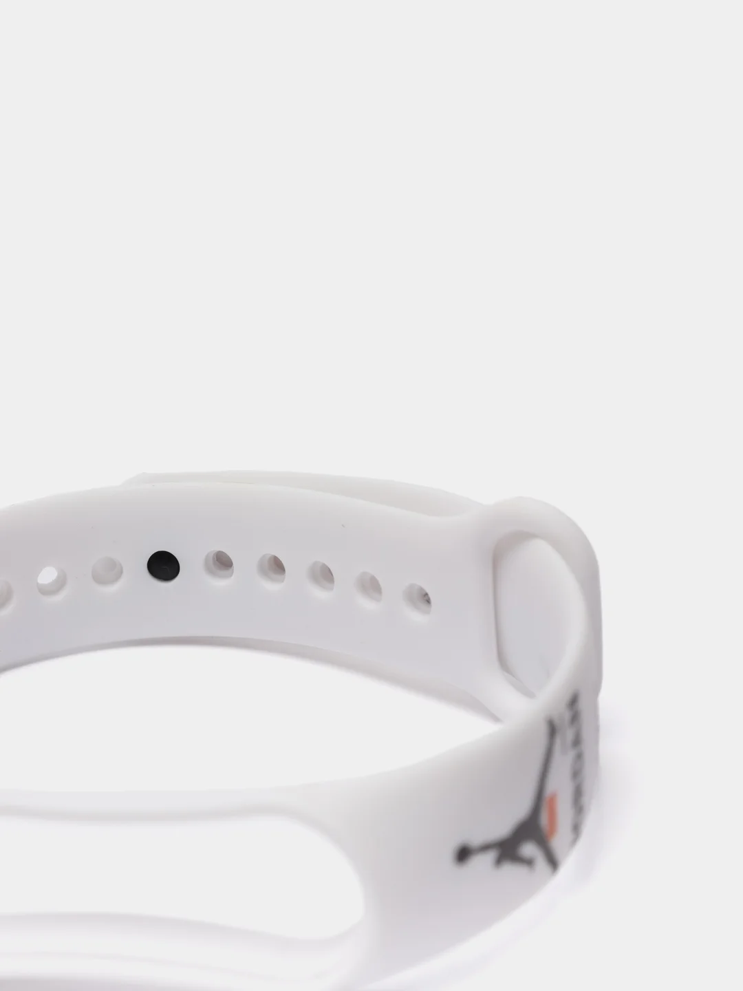 Молочный силиконовый ремешок с принтом для Xiaomi Mi Band 7 / 3 / 4 / 5 / 6
