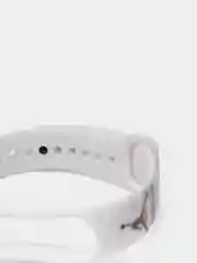 Молочный силиконовый ремешок с принтом для Xiaomi Mi Band 7 / 3 / 4 / 5 / 6
