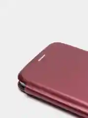 Багровый чехол-книжка Honor 9X / 9X Premium / Huawei P Smart Z / Y9 Prime (Хонор 9Х, П Смарт зет)